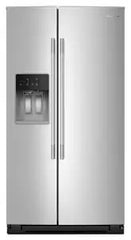 20.8 Cu. Ft. 36-Inch Counter-Depth Side-by-Side Refrigerator with Exterior Ice and Water Dispenser in PrintShield® Finish